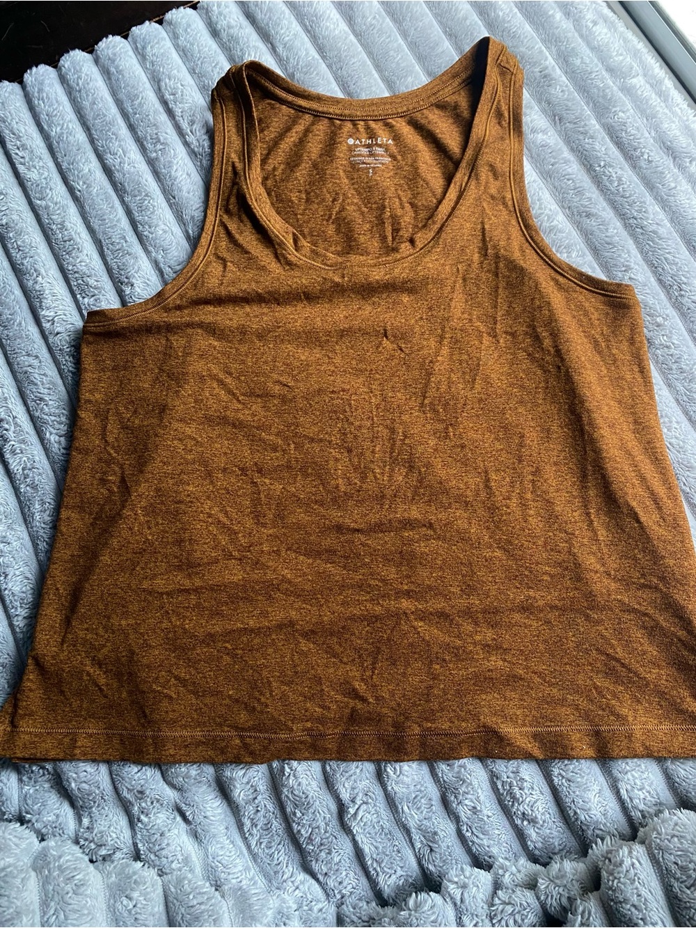 Athleta Women's Burnt Orange Scoop Neck Tank